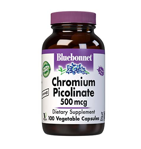 Foto 2 pulgar | Suplemento Bluebonnet Nutrition Picolinato De Cromo 500 Mcg 1 - Venta Internacional.