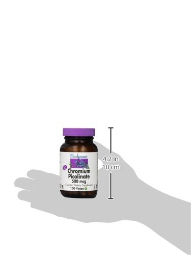 Foto 4 pulgar | Suplemento Bluebonnet Nutrition Picolinato De Cromo 500 Mcg 1 - Venta Internacional.