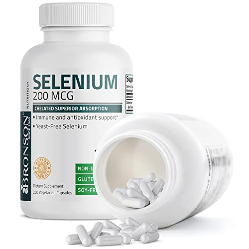 Foto 8 pulgar | Suplemento Bronson Selenium 200 Mcg Con 250 Cápsulas Vegetarianas - Venta Internacional.
