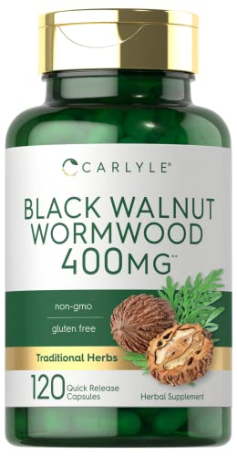 Foto 2 pulgar | Suplemento Carlyle Black Walnut Wormwood 120 Cápsulas - Venta Internacional.