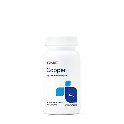 Foto 2 pulgar | Suplemento Gnc Copper 2 Mg 100 Tabletas Vegetarianas - Venta Internacional.