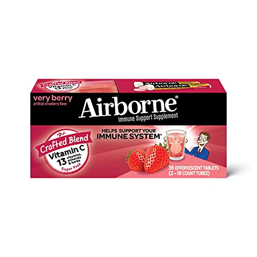 Foto 2 pulgar | Tabletas Efervescentes Airborne De 1000 Mg De Vitamina C Con Zinc - Venta Internacional.