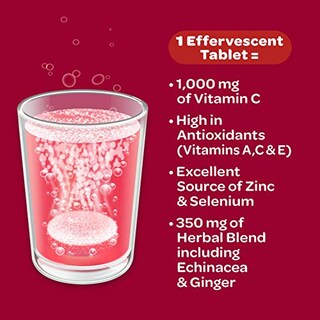 Foto 4 | Tabletas Efervescentes Airborne De 1000 Mg De Vitamina C Con Zinc - Venta Internacional.