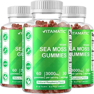 Foto 1 | Suplemento Vitamático De Gomitas Irlandesas De Musgo Marino, 3000 Mg, 60% Veganas - Venta Internacional.