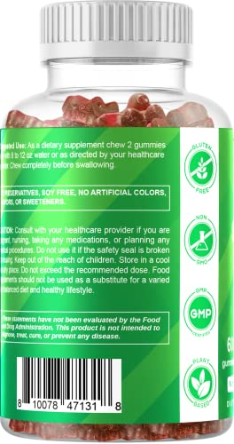 Foto 6 pulgar | Suplemento Vitamático De Gomitas Irlandesas De Musgo Marino, 3000 Mg, 60% Veganas - Venta Internacional.