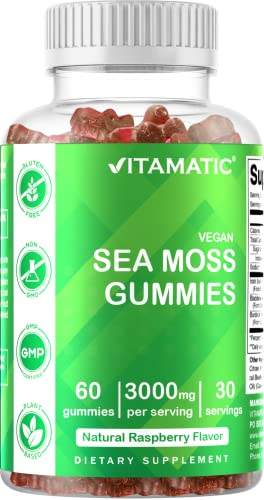 Foto 8 pulgar | Suplemento Vitamático De Gomitas Irlandesas De Musgo Marino, 3000 Mg, 60% Veganas - Venta Internacional.