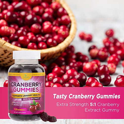Foto 4 | Suplementa 5 Veces El Extracto De Gomitas De Arándano De Nature's Nutrition - Venta Internacional.