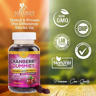 Foto 5 | Suplementa 5 Veces El Extracto De Gomitas De Arándano De Nature's Nutrition - Venta Internacional.