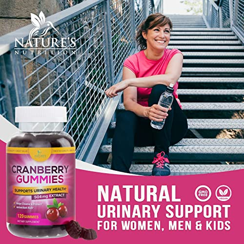 Foto 7 pulgar | Suplementa 5 Veces El Extracto De Gomitas De Arándano De Nature's Nutrition - Venta Internacional.