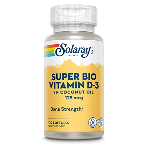 Foto 2 pulgar | Suplemento De Vitamina D-3 Solaray Super Bio 120 Cápsulas Blandas - Venta Internacional.