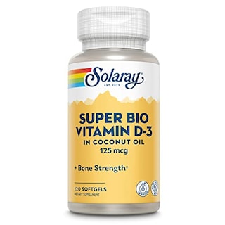 Foto 1 | Suplemento De Vitamina D-3 Solaray Super Bio 120 Cápsulas Blandas - Venta Internacional.