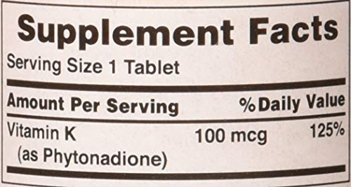 Foto 7 | Suplemento Puritan's Pride De Vitamina K De 100 Mcg Para Huesos Y Articulaciones - Venta Internacional.