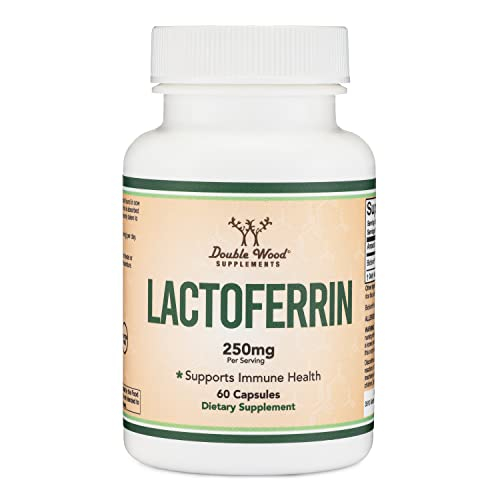 Foto 5 pulgar | Suplemento De Hierro, Lactoferrina De Madera Doble, 250 Mg, 60 Cápsulas - Venta Internacional.