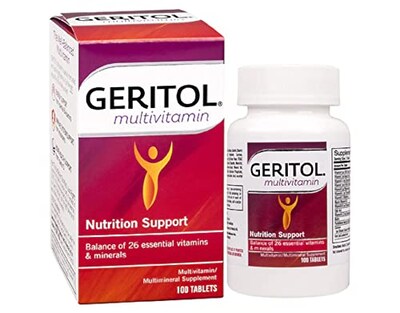 Foto 2 | Multivitamin Geritol Complete 100 Comprimidos (paquete De 4) - Venta Internacional.