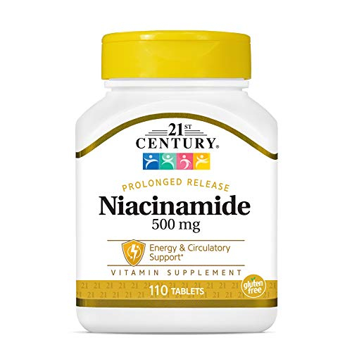 Foto 2 pulgar | Vitamina B-3, Niacinamida, 500 Mg, Tabletas De Liberación Prolongada, 110 G - Venta Internacional.