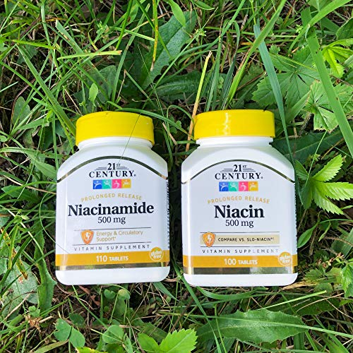 Foto 4 | Vitamina B-3, Niacinamida, 500 Mg, Tabletas De Liberación Prolongada, 110 G - Venta Internacional.