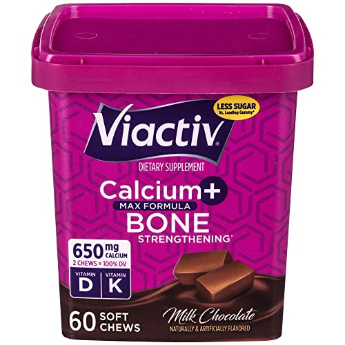 Foto 2 pulgar | Suplemento Viactiv Calcium + Vitamina D3 Soft Chews 60 Unidades - Venta Internacional.