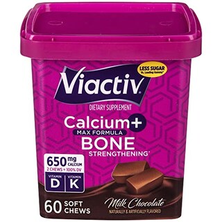 Foto 1 | Suplemento Viactiv Calcium + Vitamina D3 Soft Chews 60 Unidades - Venta Internacional.