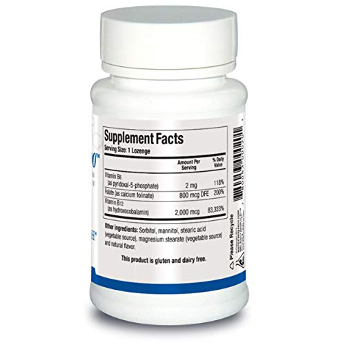 Foto 3 pulgar | Pastillas de Vitamina B12 y B6 Supplement Biotics Research 60 Pastillas - Venta Internacional