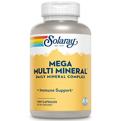 Foto 2 pulgar | Suplemento Solaray Mega Multi Mineral 200 Cápsulas - Venta Internacional.