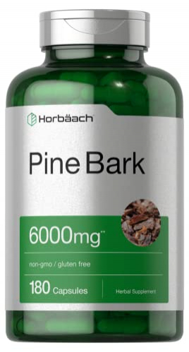 Foto 2 pulgar | Suplemento De Extracto De Corteza De Pino Horbaach 6000 Mg 180 Cápsulas - Venta Internacional.