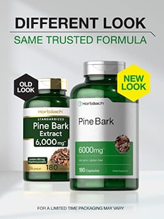 Foto 3 | Suplemento De Extracto De Corteza De Pino Horbaach 6000 Mg 180 Cápsulas - Venta Internacional.