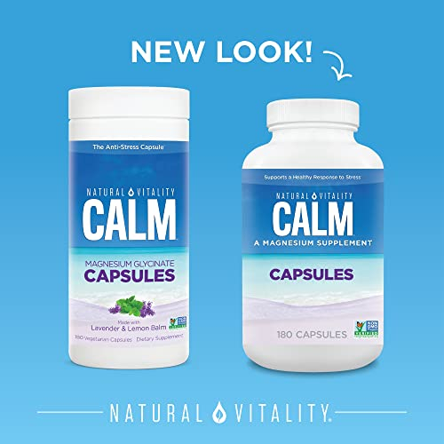 Foto 3 pulgar | Suplemento Natural Vitality Calm Capsules Magnesio 180 - Venta Internacional.