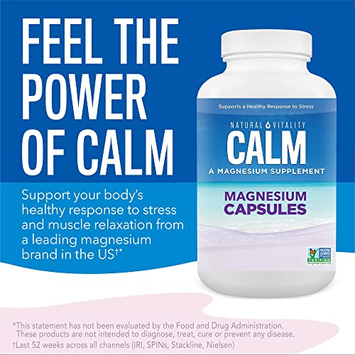 Foto 6 pulgar | Suplemento Natural Vitality Calm Capsules Magnesio 180 - Venta Internacional.