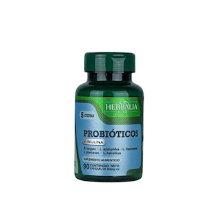 Foto 1 | Fórmula Única De Probióticos + Fibra: 5 Cepas Potentes, Inulina De Agave - Herbalia Labs