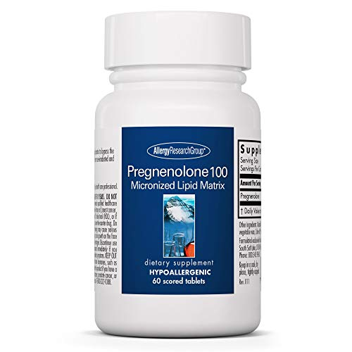 Foto 2 pulgar | Suplemento Del Grupo De Investigación De Alergias, Pregnenolona, 100 Mg, 60 Tabletas - Venta Internacional.