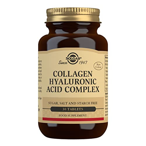 Suplemento: Complejo De Colágeno Y Ácido Hialurónico Solgar, 30 Tabletas - Venta Internacional.