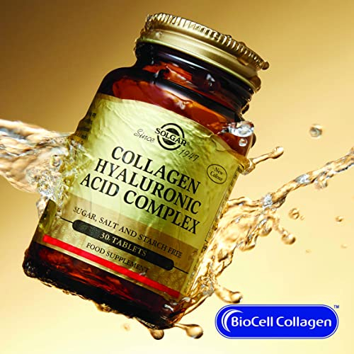 Foto 3 pulgar | Suplemento: Complejo De Colágeno Y Ácido Hialurónico Solgar, 30 Tabletas - Venta Internacional.
