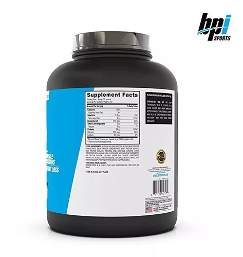 Foto 3 pulgar | Proteína Iso Whey HD BPI Sports 50 Servicios Chocolate Cookies
