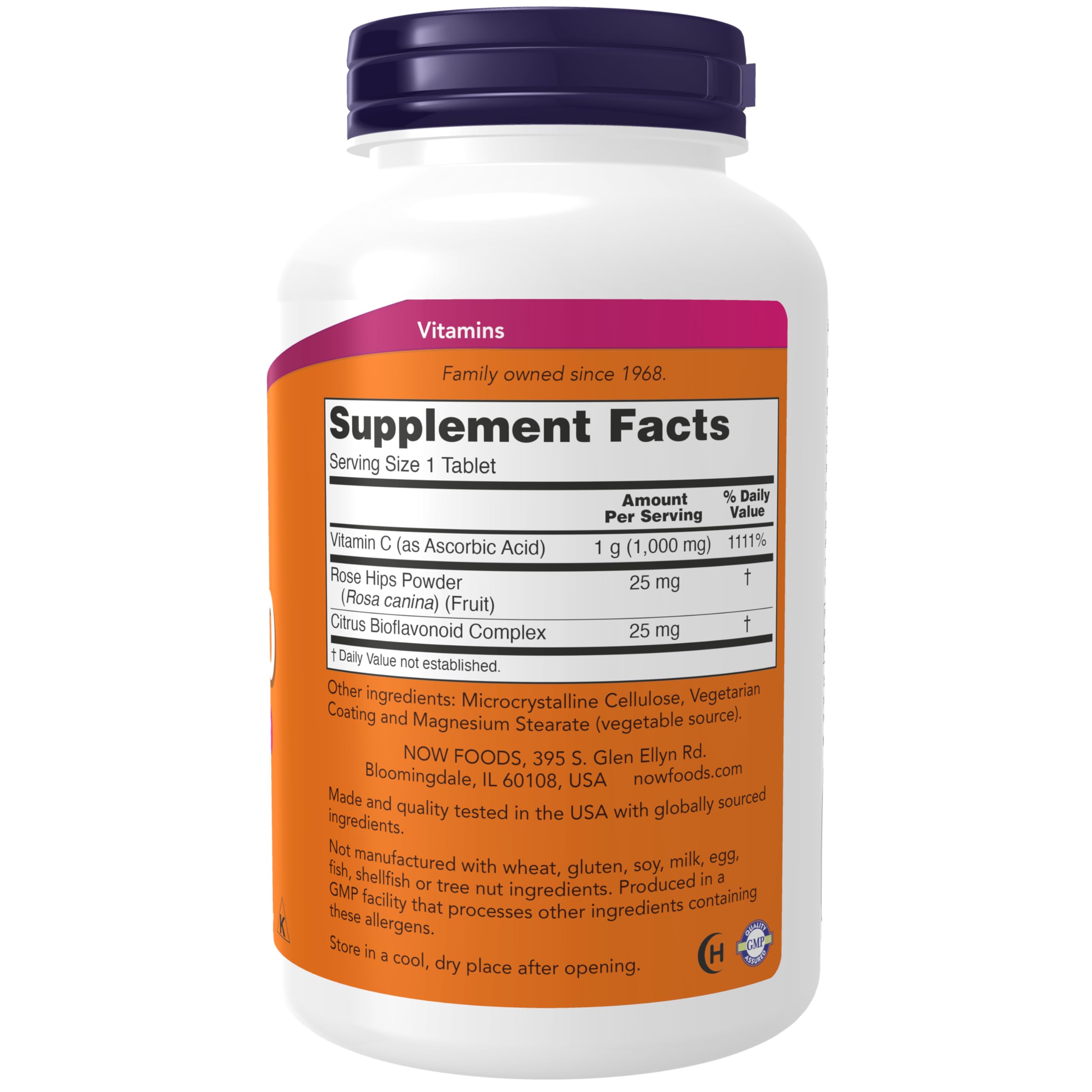 Foto 3 pulgar | Complementa La Vitamina C-1000 De Now Con Escaramujo Y Bioflavono - Venta Internacional.
