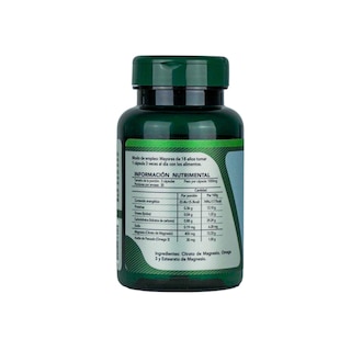 Foto 2 | Citrato De Magnesio 500 Mg Con Omega 3 De Herbalia Lab