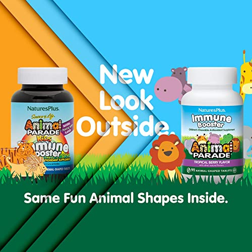 Foto 3 pulgar | Suplemento Nature's Plus Animal Parade Immune Booster 90 Comprimidos - Venta Internacional.
