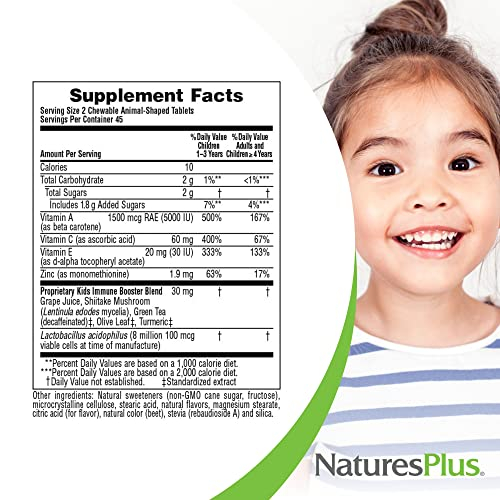 Foto 6 pulgar | Suplemento Nature's Plus Animal Parade Immune Booster 90 Comprimidos - Venta Internacional.