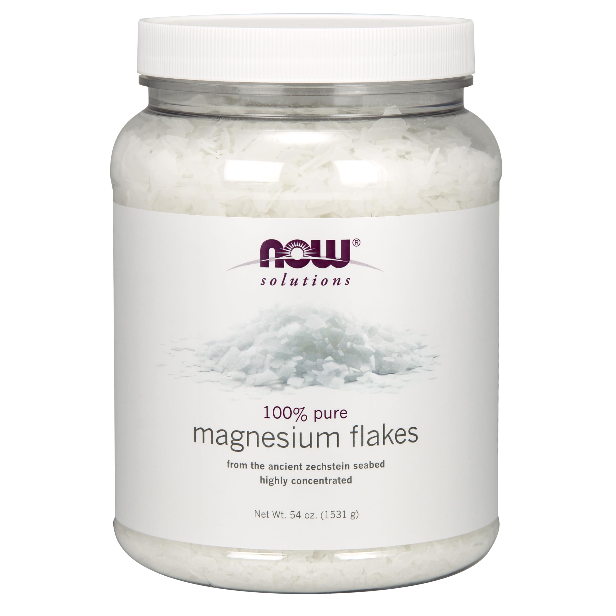 Foto 2 pulgar | Magnesium Flakes Now Solutions 1,6 Kg De Zechstein 100% Puro - Venta Internacional.