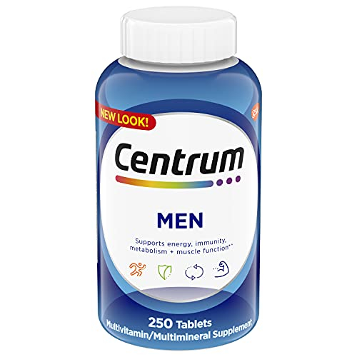 Multivitamínico Centrum para Hombres con Vitamina D3 250 Comprimidos - Venta Internacional