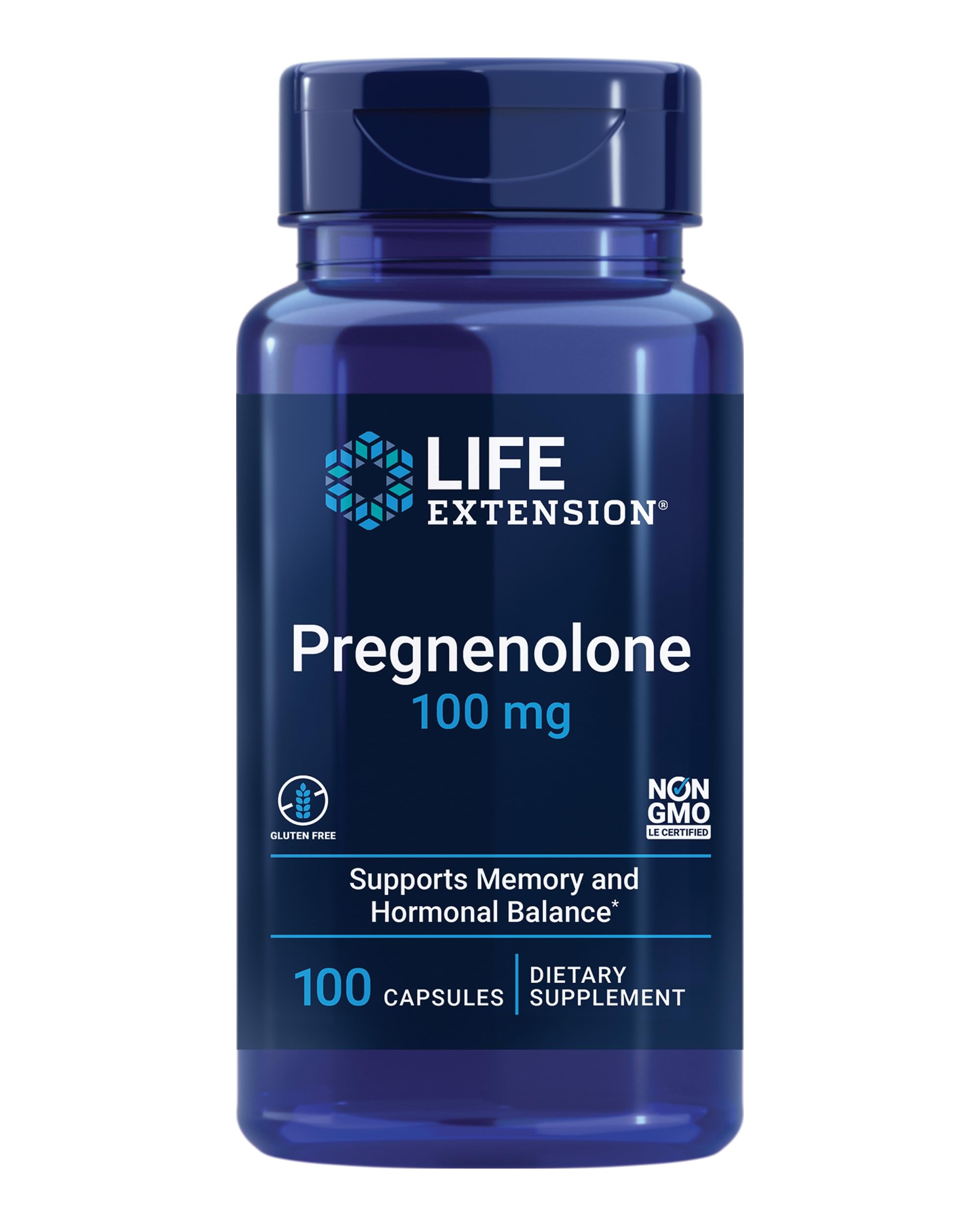Foto 2 pulgar | Suplemento Life Extension Pregnenolona 100 Mg 100 Cápsulas - Venta Internacional.