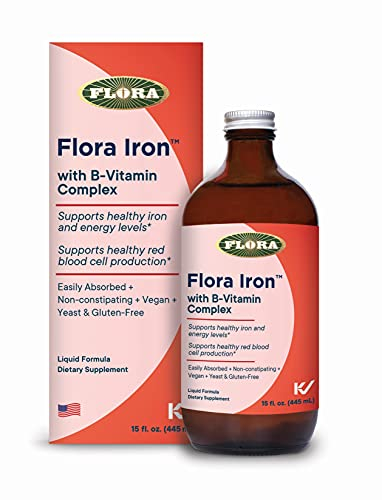 Foto 2 pulgar | Suplemento Flora Iron con Complejo de Vitamina B 450 ml Vegano - Venta Internacional