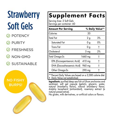 Foto 3 pulgar | Suplemento Nordic Naturals ProDHA 1000 Fresa 120 Soft Gels - Venta Internacional