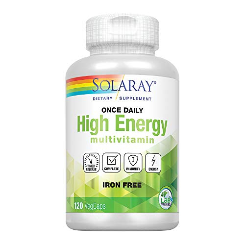 Foto 2 pulgar | Suplemento Multivitamínico de Alta Energía Solaray 120 Tabletas - Venta Internacional