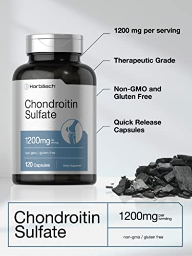 Foto 4 pulgar | Suplemento de Sulfato de Condroitina Horbaach 1200 mg 120 Cápsulas - Venta Internacional