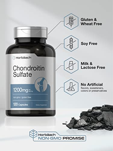 Foto 5 pulgar | Suplemento de Sulfato de Condroitina Horbaach 1200 mg 120 Cápsulas - Venta Internacional
