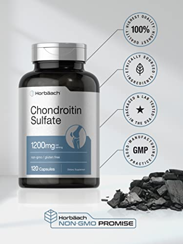Foto 6 pulgar | Suplemento de Sulfato de Condroitina Horbaach 1200 mg 120 Cápsulas - Venta Internacional
