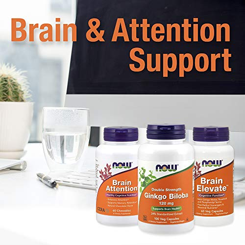 Foto 7 pulgar | Supplement Now Brain Elevate 120 Cápsulas Vegetarianas - Venta Internacional