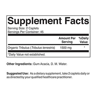 Foto 2 | Suplemento Brieofood Organic Tribulus 1500 Mg 90 Comprimidos - Venta Internacional