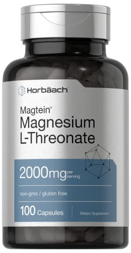 Foto 2 pulgar | Suplemento Horbaach Magtein Magnesio L-Treonato 200 mg - Venta Internacional