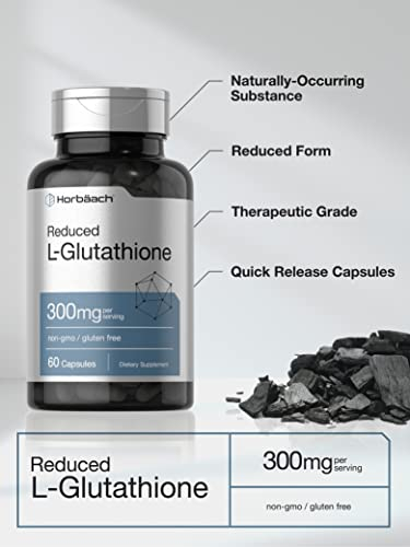 Foto 4 pulgar | Suplemento Horbäach L-Glutatión 300 mg 60 Cápsulas - Venta Internacional